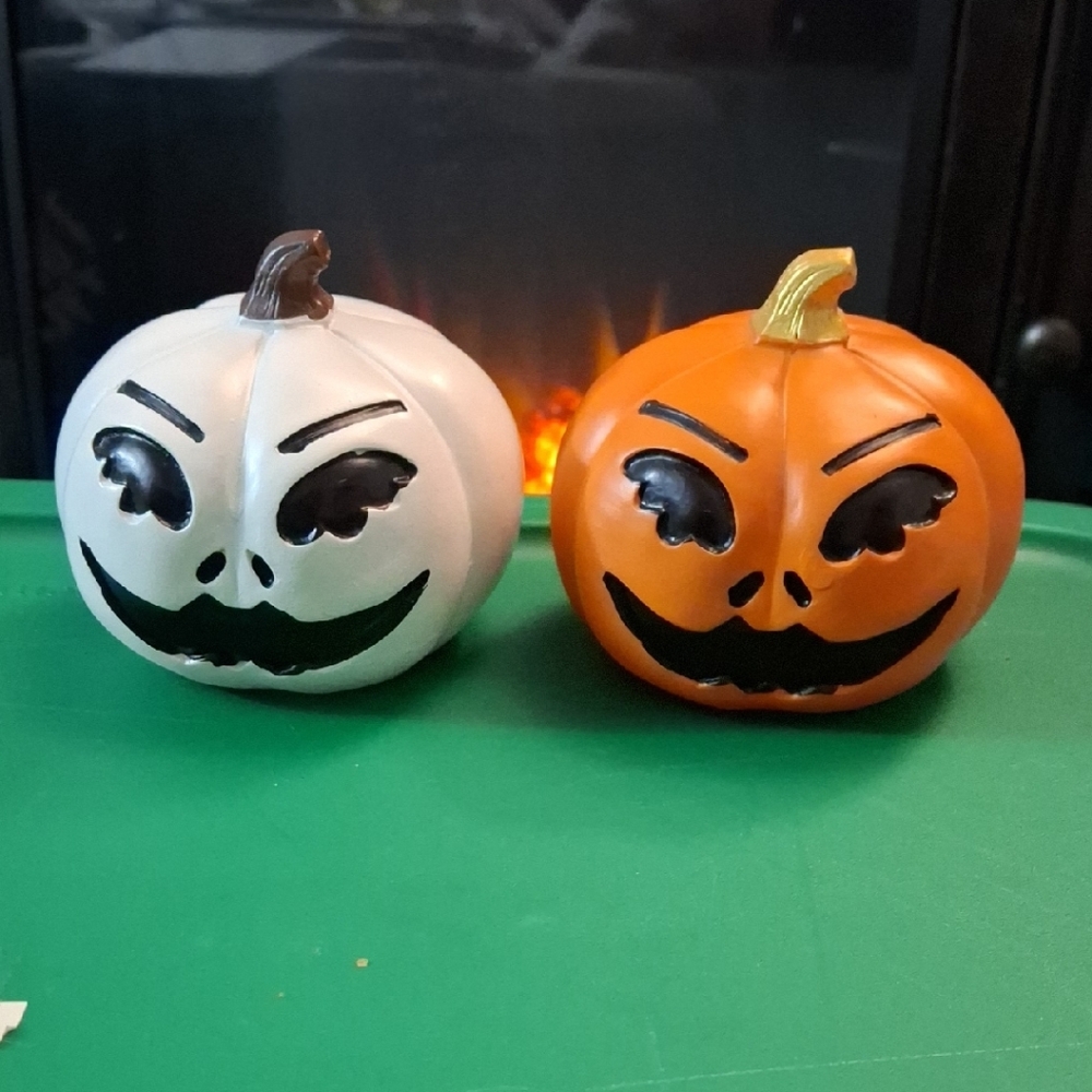 Halloween Pumpkin Decor Set of 2